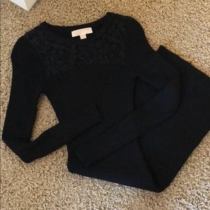 Long sleeved, black, Michael Kors dress.